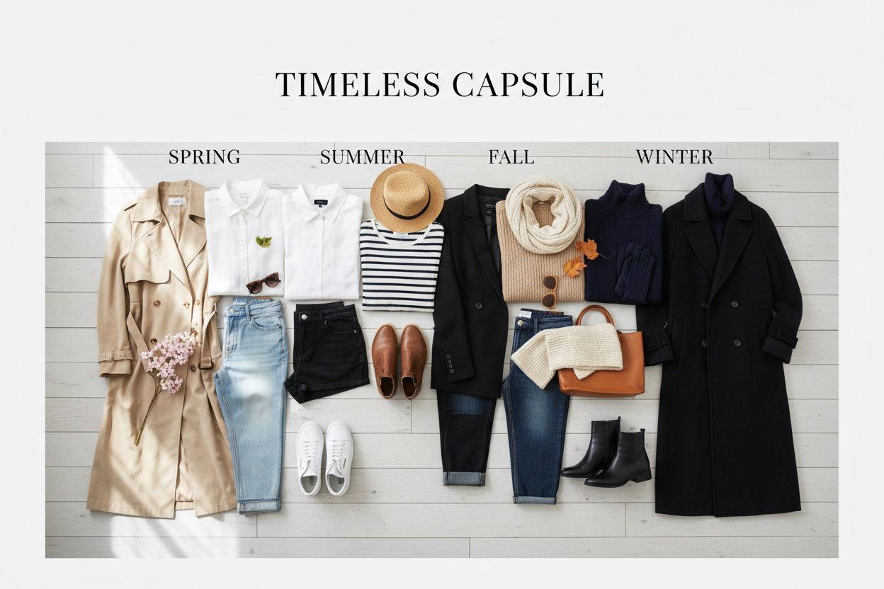 How to Build a Capsule Wardrobe That Works Through Every Season