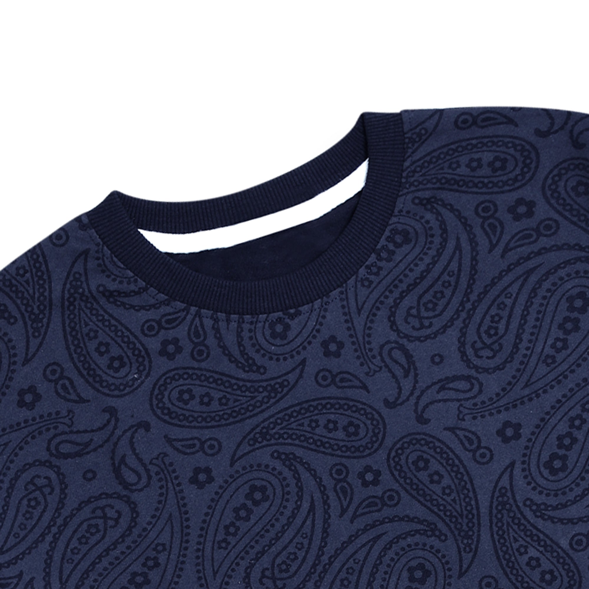 Leaf Navy AOP Men T Shirt