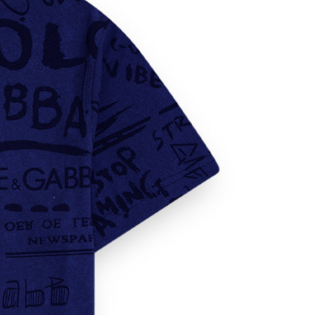 DJ AOP Men Navy T Shirt