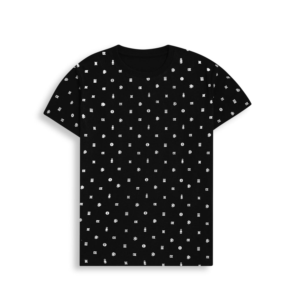 Doted Black Man T Shirt