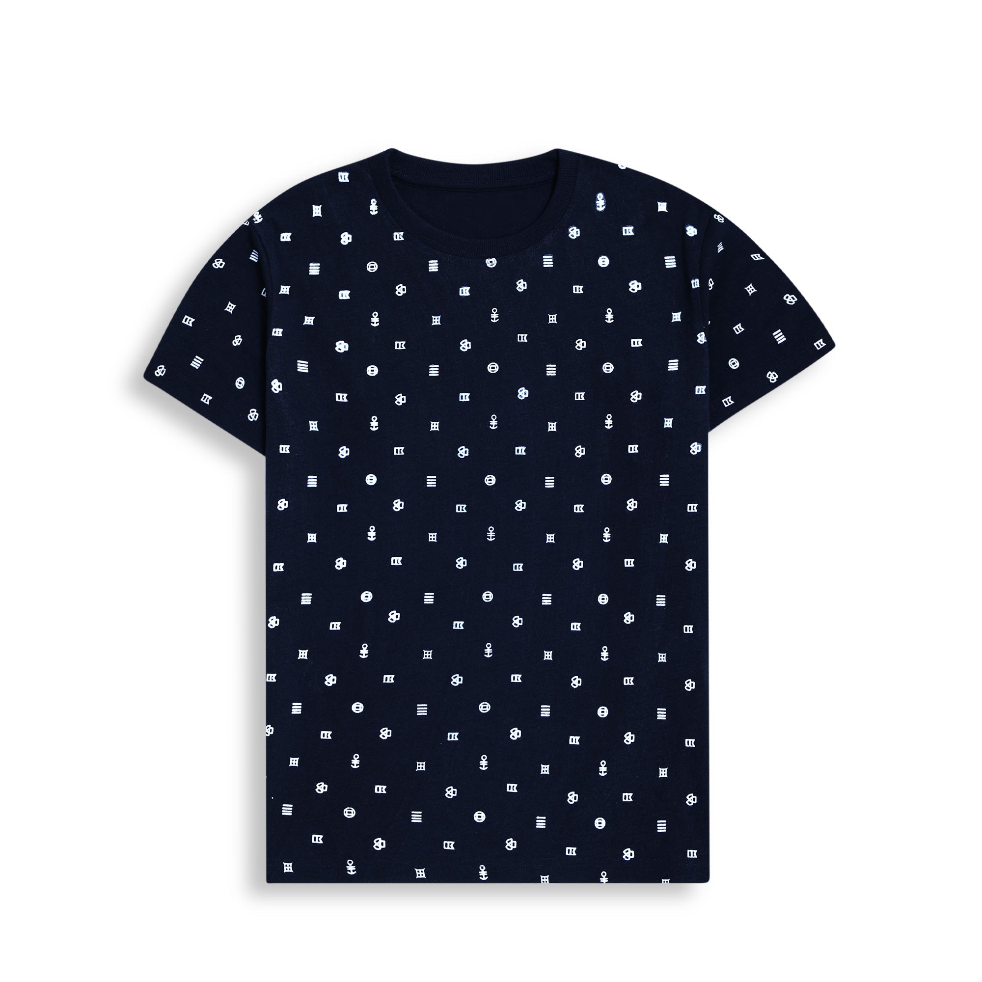 Doted Navy Man T Shirt