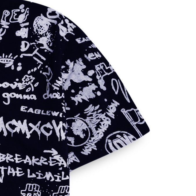 English Black Men T Shirt