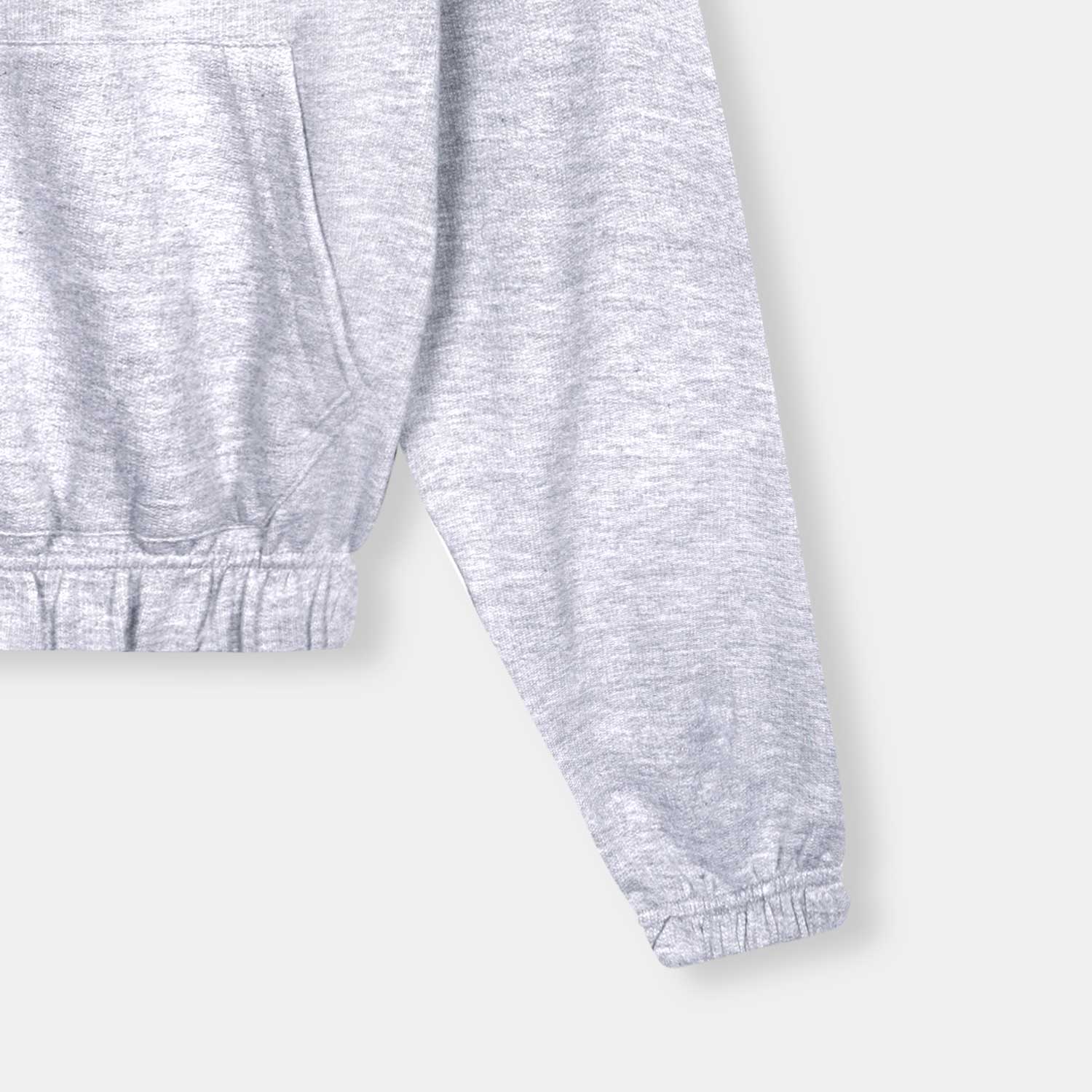 Grey Floweral Hoodie